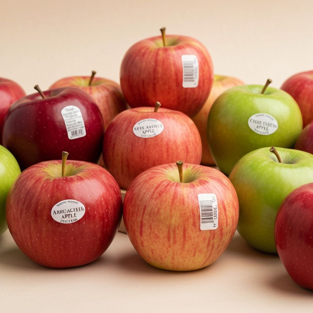 Verschiedene Apfelsorten